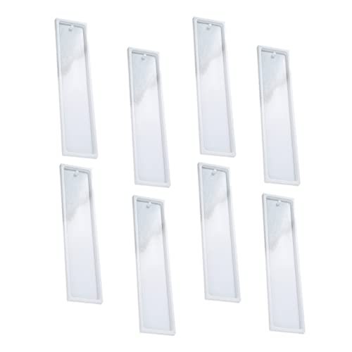 DOITOOL 8Stücke Teiliges Silikon Lesezeichen Formset für DIY Langlebige Epoxidharz Moulds Hochwertigem Silikon für Lesezeichen Herstellung Einfach zu Reinigen von DOITOOL