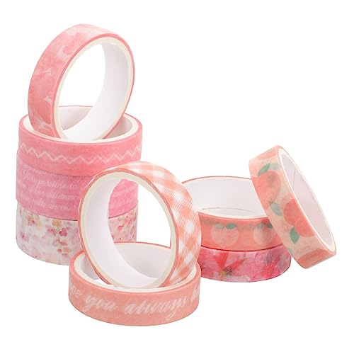 DOITOOL 9 Rollen Diy Washi Tape Dekoratives Klebeband für Scrapbooking Basteln und Journaling Einfach Abziehbar Vielseitige Gestaltungsmöglichkeiten Kreative Muster DOITOOL 9 Rollen Diy Washi Tape Dekoratives Klebeband für Scrapbooking Basteln und Journaling Einfach Abziehbar Vielseitige Gestaltungsmöglichkeiten Kreative Muster von DOITOOL