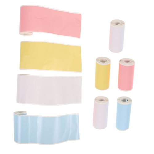 DOITOOL 9 Rollen Selbstklebendes Thermodruckpapier für Etikettierung Organisation und Basteln Hohe Haftkraft Klare Druckqualität von DOITOOL