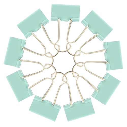 DOITOOL 9 Stück Teiliges Büroklammern Pastellfarben Praktische Binder Clips für Dokumente für Schule und Büro Organisieren Sie Ihre Unterlagen Mühelos von DOITOOL