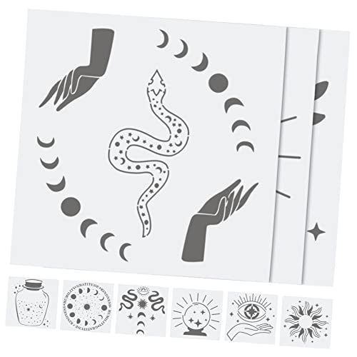 DOITOOL 9 Stück Teiliges Kreativ Stencils für Wandmalerei und DIY Projekte Wiederverwendbare Malvorlagen für Tagebücher Grußkarten und Scrapbooking Geruchsneutral und Einfach zu Handhaben DOITOOL 9 Stück Teiliges Kreativ Stencils für Wandmalerei und DIY Projekte Wiederverwendbare Malvorlagen für Tagebücher Grußkarten und Scrapbooking Geruchsneutral und Einfach zu Handhaben von DOITOOL