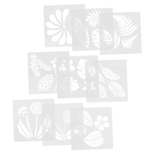 DOITOOL 9 Stück Teiliges Malvorlagen Flexibles und Langlebiges Schablonen für Wandkunst und Bastelprojekte für Erwachsene DOITOOL 9 Stück Teiliges Malvorlagen Flexibles und Langlebiges Schablonen für Wandkunst und Bastelprojekte für Erwachsene von DOITOOL