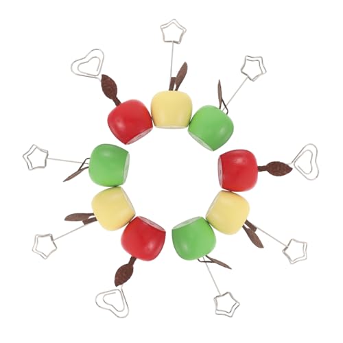 DOITOOL 9 Stück Teiliges Memo Clip Halter aus Holz Apfelförmige Tischkartenhalter in Rot Grün Gelb Praktische und Fotoclips für Büro und Zuhause Dekorative Schreibtisch Organizer DOITOOL 9 Stück Teiliges Memo Clip Halter aus Holz Apfelförmige Tischkartenhalter in Rot Grün Gelb Praktische und Fotoclips für Büro und Zuhause Dekorative Schreibtisch Organizer von DOITOOL