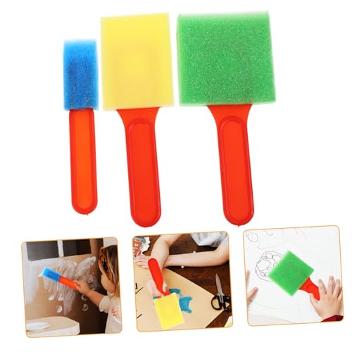 DOITOOL 9 Stück Teiliges Schwamm Set mit Kunststoffgriff Abwaschbare Malpinsel für Praktische Schwamm Graffiti Pinsel für DIY Malerei Wiederverwendbar für Kunstunterricht und Kreative DOITOOL 9 Stück Teiliges Schwamm Set mit Kunststoffgriff Abwaschbare Malpinsel für Praktische Schwamm Graffiti Pinsel für DIY Malerei Wiederverwendbar für Kunstunterricht und Kreative von DOITOOL