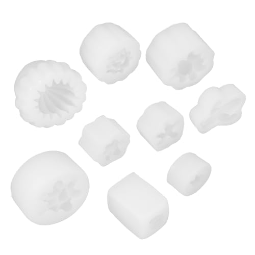 DOITOOL 9 Stück Wachsformen für Kerzen saftige Kerzenform Duft Kerze Kaktus DIY Seifenform dekorativ duftend Bad Form für DIY-Liebhaber Silikonform DIY formen Kieselgel von DOITOOL