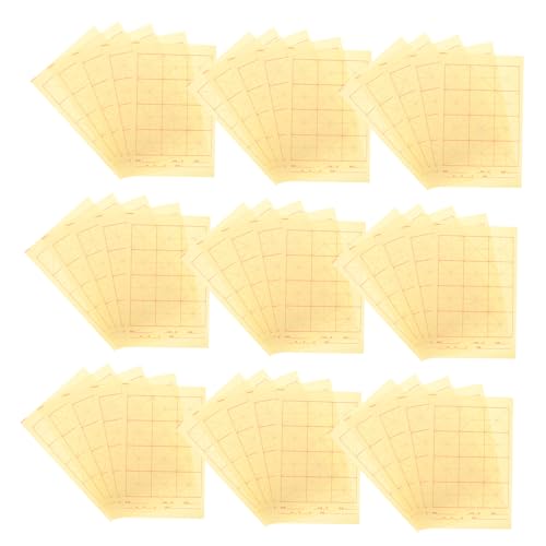 DOITOOL 90 Blatt Chinesisches Kalligraphiepapier Dickes Xuan papier mit Kästchen pro Seite Hohe Tintenaufnahme für Pinsel und Tusche Traditionelles Reispapier für Kalligraphie übungen und von DOITOOL
