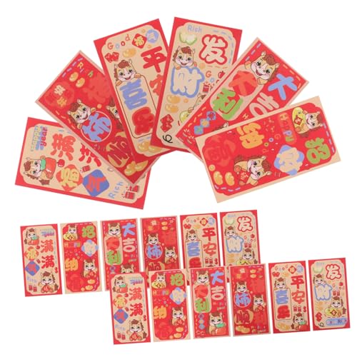 DOITOOL 90 Stück Rote Glücksumschläge Jahr Des Pferdes Chinesische Hong Bao Festliche Umschläge Für Frühlingsfest Hochzeit Geburtstag Premium Traditionelle Lunar Neujahr DOITOOL 90 Stück Rote Glücksumschläge Jahr Des Pferdes Chinesische Hong Bao Festliche Umschläge Für Frühlingsfest Hochzeit Geburtstag Premium Traditionelle Lunar Neujahr von DOITOOL