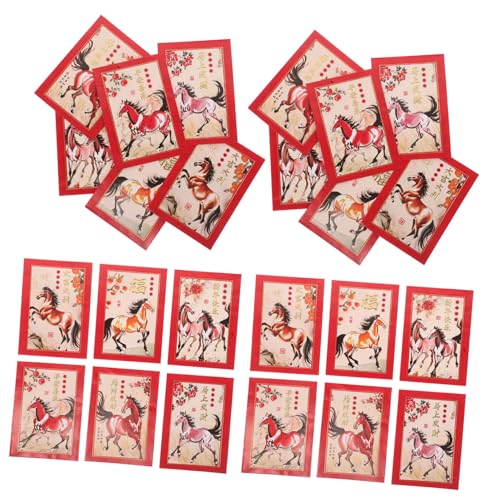 DOITOOL 90 Stück Rotes Umschläge Chinesisches Frühlingsfest Geldumschläge Pferde-motiv Cartoon Glückliche Geldgeschenke Umschläge für Geburtstag Hochzeit Festliche Feier DOITOOL 90 Stück Rotes Umschläge Chinesisches Frühlingsfest Geldumschläge Pferde-motiv Cartoon Glückliche Geldgeschenke Umschläge für Geburtstag Hochzeit Festliche Feier von DOITOOL