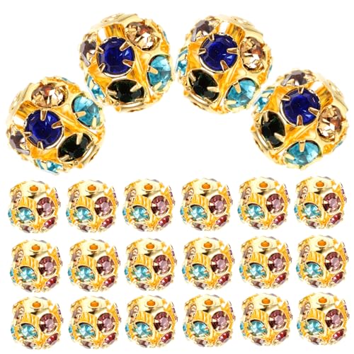 DOITOOL 90 Stück Teiliges Strass Spacer Perlen Glitzernde DIY Schmuckherstellung für Armbänder Halsketten Ringe Bastelperlen für Kreative Handwerksprojekte DOITOOL 90 Stück Teiliges Strass Spacer Perlen Glitzernde DIY Schmuckherstellung für Armbänder Halsketten Ringe Bastelperlen für Kreative Handwerksprojekte von DOITOOL