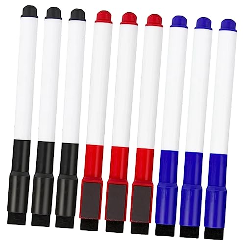 DOITOOL 9Stücke Magnetische Whiteboard Marker und Wiederverwendbare Trockene Löschmarker für Schule und Büro Leicht zu Bedienen und Tragbar Kreative von DOITOOL