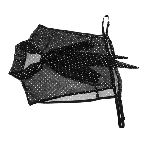 DOITOOL Abnehmbarer Blusenkragen Damen Eleganter Spitzenkragen Schwarzer Fake Collar Halbes Hemd für Herbst Winter Modisch Vielseitig Pflegeleicht von DOITOOL