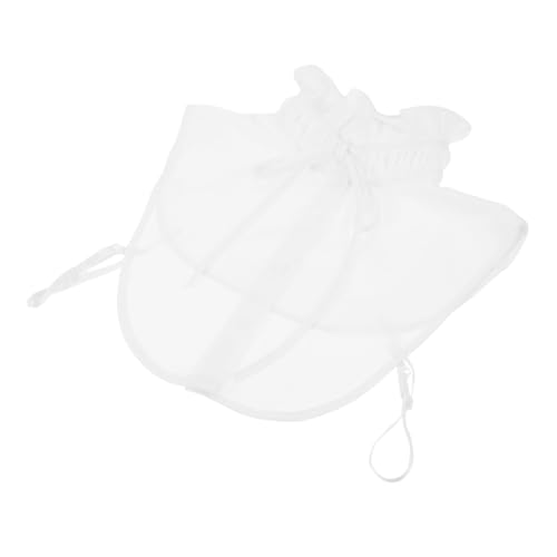 DOITOOL Abnehmbarer Falscher Kragen Damen Rüschenkragen Weicher Einsatz für Blusen und Shirts Vielseitiger Eleganter Kragenaufsatz mit Femininer Rüsche für Modische Outfits DOITOOL Abnehmbarer Falscher Kragen Damen Rüschenkragen Weicher Einsatz für Blusen und Shirts Vielseitiger Eleganter Kragenaufsatz mit Femininer Rüsche für Modische Outfits von DOITOOL