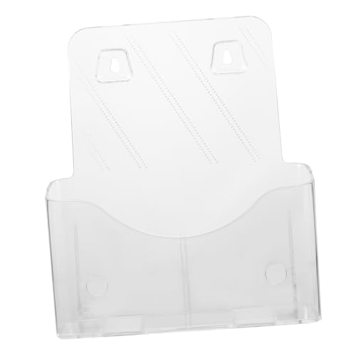 DOITOOL Acryl Dokumentenhalter Transparent Einlagig Moderner Prospektständer Büro Organizer für Zeitschriften Flyer Kataloge und Akten Übersichtlicher Aufbewahrungsständer von DOITOOL