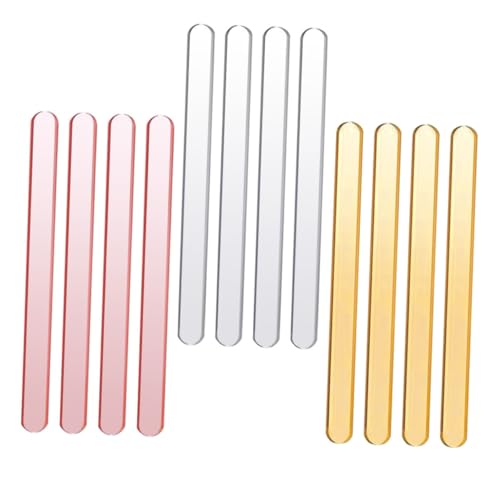 DOITOOL Acryl-Eisstäbchen für Jungen und Mädchen, Dessert-Bastelwerkzeuge, Spiegel-Finish, Spaß für kreative Projekte, 30 Stück von DOITOOL