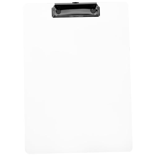 DOITOOL Acryl Klemmbrett Transparent Schreibtafel für Büro und Schule Stabiler Metallclip für Sicheren Halt Leicht und Tragbar für Schüler und Lehrer DOITOOL Acryl Klemmbrett Transparent Schreibtafel für Büro und Schule Stabiler Metallclip für Sicheren Halt Leicht und Tragbar für Schüler und Lehrer von DOITOOL