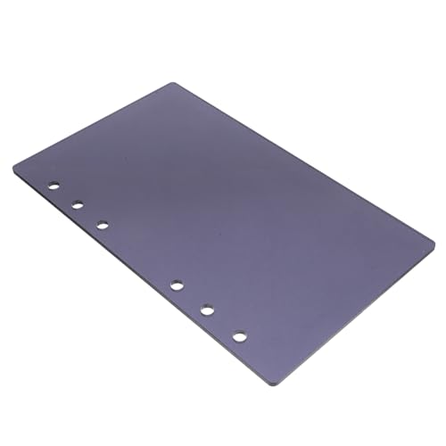 DOITOOL Acryl Ringbuch Umschlag Nachfüllbar Lose Blattschutzhülle Notizbuch Planer Schutzhülle Reise Büro Organizer Robust Transparent von DOITOOL