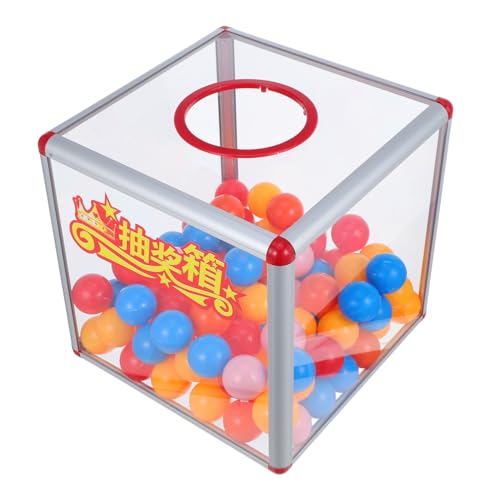 DOITOOL Acryl Spendenbox mit Bunten Kugeln Transparente für Fundraising Gewinnspiele und Abstimmungen Stabil Elegant und Einfach zu Bedienen von DOITOOL