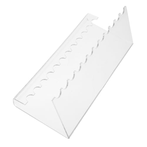 DOITOOL Acryl Stifthalter mit Löchern Multifunktionaler Stift und Nagelbürsten Organizer Kompakter Eleganter Pen Display Rack für Schreibtisch und Büro von DOITOOL