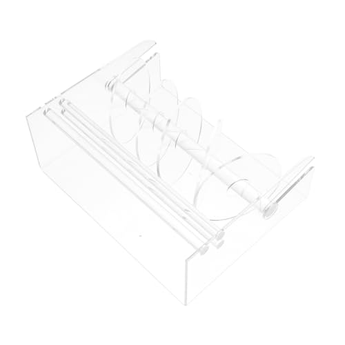 DOITOOL Acryl Verstellbarer Etiketten Aufkleberspender Fächer Rollenhalter Organizer für Versandetiketten Klebeband Büro Schule Zuhause DOITOOL Acryl Verstellbarer Etiketten Aufkleberspender Fächer Rollenhalter Organizer für Versandetiketten Klebeband Büro Schule Zuhause von DOITOOL