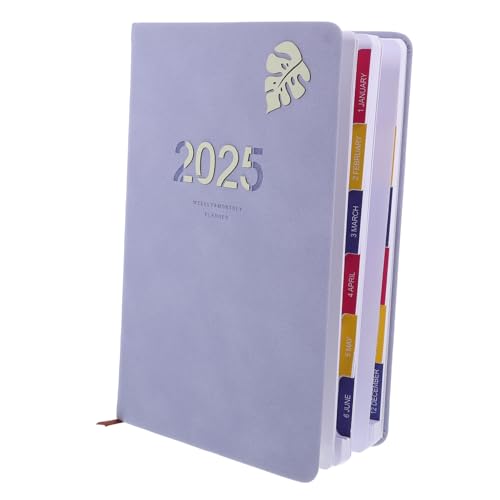 DOITOOL Agenda-buch Notizblock Monatlich Zeitschrift Planer Tag Notizbuch Täglich Planungsbuch Zeitplan Buch Pu von DOITOOL