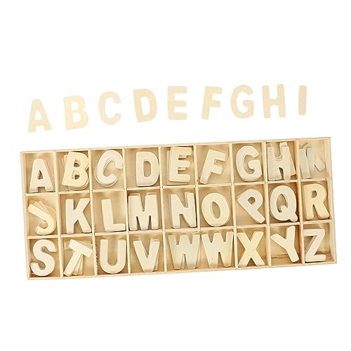 DOITOOL Alphabet Holzscheiben Set für Kreative Bastelprojekte Teile Langlebig für Kinderbildung und Diy Dekoration DOITOOL Alphabet Holzscheiben Set für Kreative Bastelprojekte Teile Langlebig für Kinderbildung und Diy Dekoration von DOITOOL