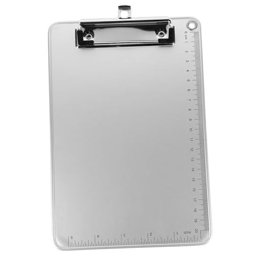 DOITOOL Aluminiumlegierung Klemmbrett mit Stabilem Stahlclip Rutschfest und Leicht für Büro Schule und Notizen von DOITOOL