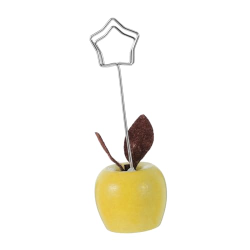 DOITOOL Apple Message Ordner büro dekoration Kartenhalter zur Dekoration Hochzeit Büroklammern Fotoklemme Papiergewichte Memo-Clip süße Schreibtischdeko Kartenhalterständer Holz Yellow DOITOOL Apple Message Ordner büro dekoration Kartenhalter zur Dekoration Hochzeit Büroklammern Fotoklemme Papiergewichte Memo-Clip süße Schreibtischdeko Kartenhalterständer Holz Yellow von DOITOOL