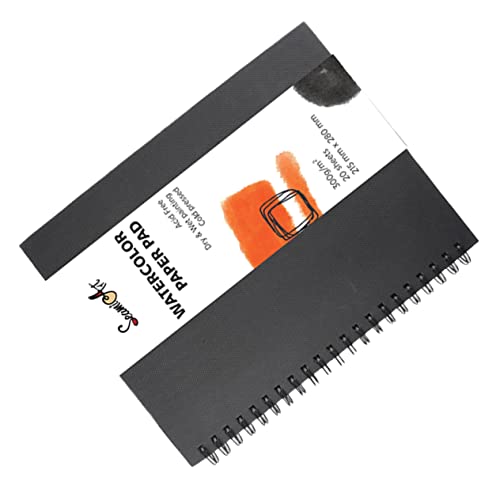 DOITOOL Aquarellbuch Skizzenbuch kindermalbuch drawing board skizzen buch zeichenbrett Zeichnung Bögen Aquarellpapier für aquarellfarben Skizzenpapier Spulenblock Papierrolle malen von DOITOOL