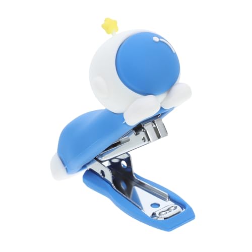 DOITOOL Astronautenhefter Bürowefter Kleiner Hefter Desktop-hefter Hefter Für Klassenzimmer Süßes Schreibtischdekor Süße Schreibtischutensilien Kleine Hefter Süßer Mini-hefter Blau Pvc von DOITOOL