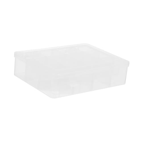 DOITOOL Aufbewahrungsbox Kunststoff mit Fächern Abnehmbare Transparente Organizer Box für Schmuck Schrauben und Kleine Gegenstände Ordnungssystem für Zuhause und Büro von DOITOOL