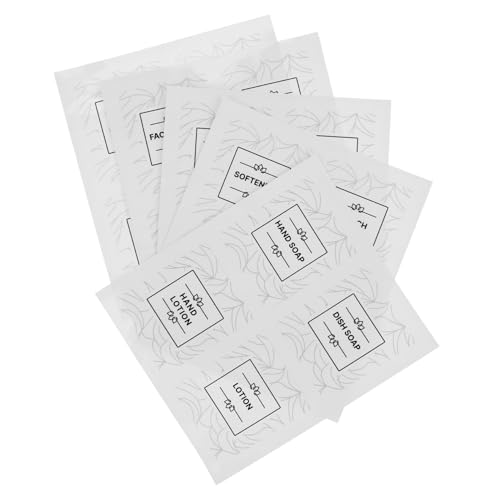DOITOOL Badezimmer Shampoo Flaschen Etiketten Selbstklebende Wasserfeste Aufkleber für Duschgel Design zur Organisation von Badprodukten DOITOOL Badezimmer Shampoo Flaschen Etiketten Selbstklebende Wasserfeste Aufkleber für Duschgel Design zur Organisation von Badprodukten von DOITOOL