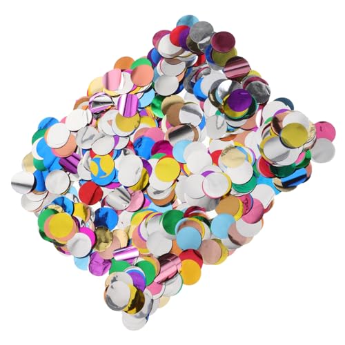 DOITOOL Ballon -paillettenfüller Runde Konfettipunkte Runden Party Pailletten Konfetti Luftballons Disco-konfetti-glitzer Glitzerndes Konfetti Konfetti-papier Glitzerpunkte Plastik von DOITOOL