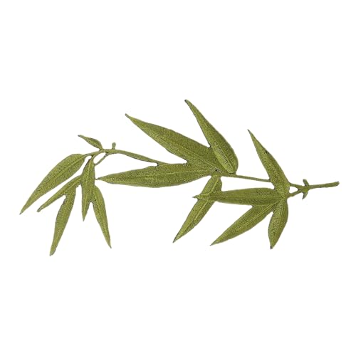 DOITOOL Bambusblatt -stofffleck Bestickt Flecken Aufnäher Für Kleidungsapplikationen Patch Austauschbare Kleiderflicken Flicken Aufnähen Kompakte Kleiderflicken Zarte Kleiderflicken Rayon DOITOOL Bambusblatt -stofffleck Bestickt Flecken Aufnäher Für Kleidungsapplikationen Patch Austauschbare Kleiderflicken Flicken Aufnähen Kompakte Kleiderflicken Zarte Kleiderflicken Rayon von DOITOOL