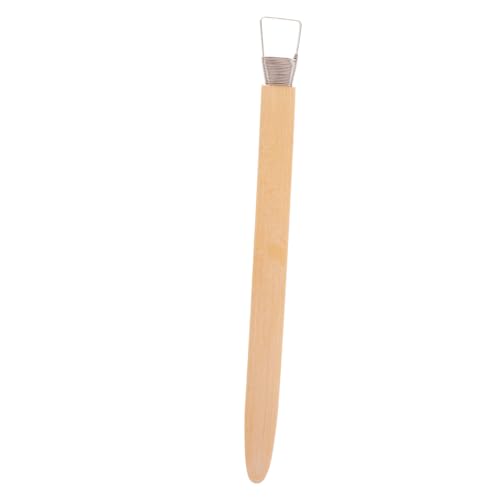 DOITOOL Bambusschaber Skulptur Werkzeuge zum Herstellen von Keramik Werkzeug zum Schnitzen von Ton Herstellung Werkzeug aus Ton Lehmbildungskit Modellierwerkzeug aus Keramik Metall Beige von DOITOOL
