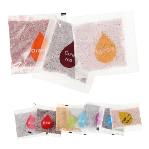 DOITOOL Batikpulver für Bastelarbeiten, lebendige Stofffärbepigmente für Erwachsene, für Hemden, Schals und mehr, erstellen Sie einzigartige Muster und Designs, 10 Stück von DOITOOL