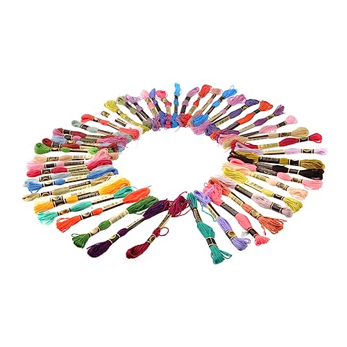 DOITOOL Baumwoll Stickgarn Stickgarn für Kreuzstich und Handarbeiten für Kreative DIY Projekte und Stickerei von DOITOOL