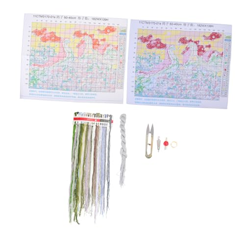DOITOOL Bedrucktes Kreuzstich Stickset Nähset Für Erwachsene Nähen Heimwerken Vogel Sets Stichset Basteln Anfänger Muster Stickwerkzeug Stickerei DIY Set Polyester DOITOOL Bedrucktes Kreuzstich Stickset Nähset Für Erwachsene Nähen Heimwerken Vogel Sets Stichset Basteln Anfänger Muster Stickwerkzeug Stickerei DIY Set Polyester von DOITOOL