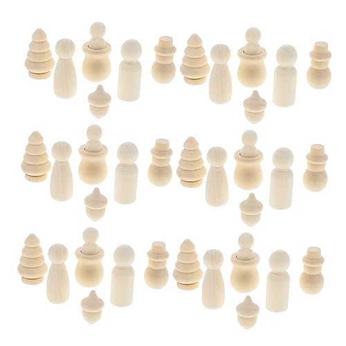 DOITOOL Bemalte Holzornamente Holzornament Rohlinge Holzhandwerk Unfertige Ornamente Zum Bemalen Unfertiges Holzhandwerk Zum Bemalen DIY Holzornament Handgefertigte Ornament Kits DOITOOL Bemalte Holzornamente Holzornament Rohlinge Holzhandwerk Unfertige Ornamente Zum Bemalen Unfertiges Holzhandwerk Zum Bemalen DIY Holzornament Handgefertigte Ornament Kits von DOITOOL