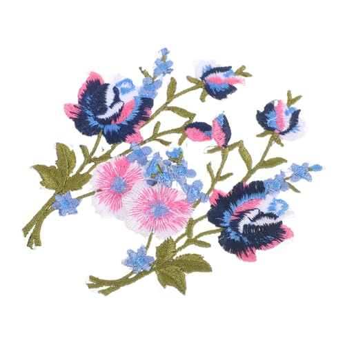 DOITOOL Bestickte Blumenapplikationen zum Aufnähen und Aufbügeln Stabile Baumwolle-polyester Stick-patches Vielseitig für Kleidung Rucksäcke Hüte Verstecken Flecken Langlebig Modischer von DOITOOL
