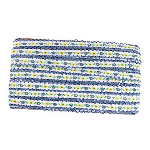 DOITOOL Besticktes Spitzenband Band zum Basteln Stoff Vintage-Spitzenbesatz Blumendekoration nähen Stickereiflecken Spitzenapplikation Stickerei Spitzenbesatz Green von DOITOOL