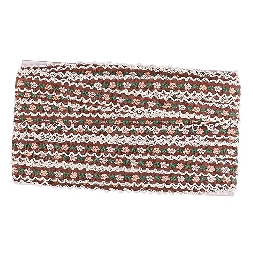 DOITOOL Besticktes Spitzenband Stickerei Stoff Gold Trimmen Schnürsenkel Gefärbt Spitzenbesatz Zum Nähen Trimmt Spitzenapplikation Dünnes Spitzenband Bestickt Gewebt Brown DOITOOL Besticktes Spitzenband Stickerei Stoff Gold Trimmen Schnürsenkel Gefärbt Spitzenbesatz Zum Nähen Trimmt Spitzenapplikation Dünnes Spitzenband Bestickt Gewebt Brown von DOITOOL