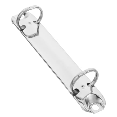 DOITOOL Binderverschluss 2 Ringbücher Ringbinder7 Metallbinder Ringbuchmechanismus Bindemechanismus Ersatzsatz Für Notebook-mechanismus Ordnerrücken Binder -mechanismen Silber Eisen von DOITOOL