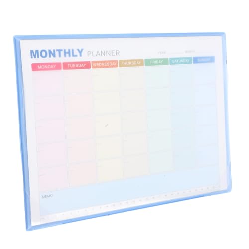 DOITOOL Blätter Monatsplan Tagesplaner Notizblock Kalenderplaner Bürokalender undatierter Wochenplaner Menüplaner für Kühlschrank Aufgabenplaner Essensplaner und Einkaufsliste Papier Blau DOITOOL Blätter Monatsplan Tagesplaner Notizblock Kalenderplaner Bürokalender undatierter Wochenplaner Menüplaner für Kühlschrank Aufgabenplaner Essensplaner und Einkaufsliste Papier Blau von DOITOOL