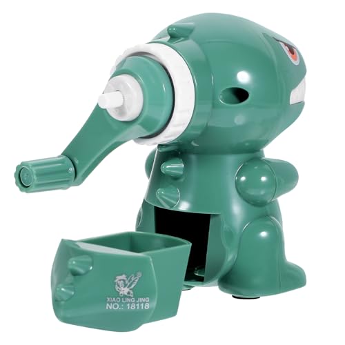 DOITOOL Bleistiftschärfer Dinosaurier-Bleistiftspitzer Schreibwaren Buntstiftspitzer qridor Kreativer Bleistiftspitzer Kawaii Bleistiftspitzer leichte Bleistiftspitzer Plastik Green von DOITOOL