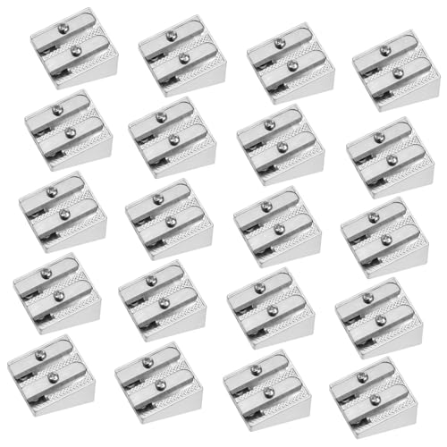 DOITOOL Bleistiftspitzer Aus Aluminiumlegierung 20 Stück Bleistiftspitzer Für Die Schule Bleistiftspitzer Großpackung Manueller Bleistiftspitzer Handspitzer Kompakter DOITOOL Bleistiftspitzer Aus Aluminiumlegierung 20 Stück Bleistiftspitzer Für Die Schule Bleistiftspitzer Großpackung Manueller Bleistiftspitzer Handspitzer Kompakter von DOITOOL