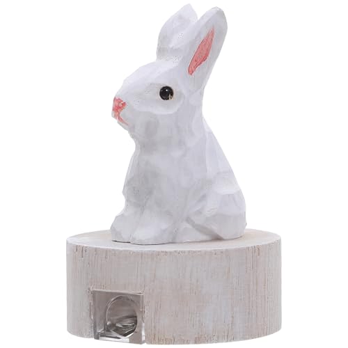 DOITOOL Bleistiftspitzer aus Holz: Bleistiftspitzer für Kinder in Tierform, manuelles Anspitzwerkzeug aus Holz in Hasenform – süßes, tragbares Schreibwaren für das Kunststudio in der Schule und von DOITOOL