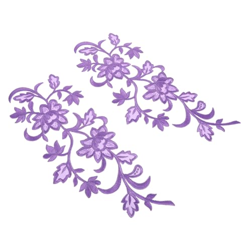 DOITOOL Blumen Stickerei Applikationen zum Aufbügeln Elegante Bestickte Blumen Patches für DIY Hochzeitskleider Vielseitige Textilverzierung Einfache Anbringung Lila Aufnäher DOITOOL Blumen Stickerei Applikationen zum Aufbügeln Elegante Bestickte Blumen Patches für DIY Hochzeitskleider Vielseitige Textilverzierung Einfache Anbringung Lila Aufnäher von DOITOOL