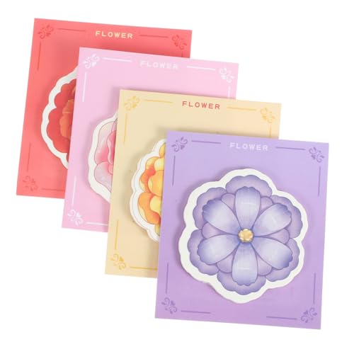 DOITOOL Blumen-haftnotiz Lernbedarf Memo-aufkleber Für Den Täglichen Gebrauch Tragbare Notizblöcke Kawaii Notizblock Memo Notiz Pads Süße Notizblöcke Multifunktionale Notizaufkleber Papier von DOITOOL
