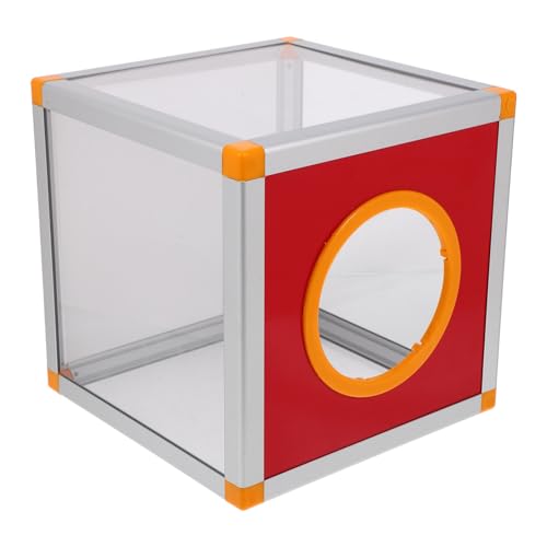 DOITOOL Box Box -Box Vorschlagsboxen Gewinnspielboxen Tombola-Losbehälter Spender für Tombola-Tickets Tombolaboxen für Tickets Aluminiumlegierung Transparent von DOITOOL