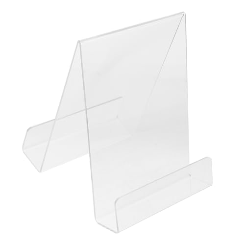 DOITOOL Buchstützen-bücherregal Inhaber Laptopständer Buchanzeigestand Monitor Fotoanzeige Kinderbuchregal Staffelei-plattenanzeige Drehbares Bücherregal -ständer Transparent Acryl DOITOOL Buchstützen-bücherregal Inhaber Laptopständer Buchanzeigestand Monitor Fotoanzeige Kinderbuchregal Staffelei-plattenanzeige Drehbares Bücherregal -ständer Transparent Acryl von DOITOOL